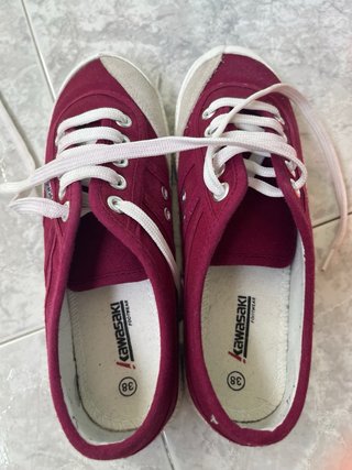 Zapatillas Kawasaki Rojo/Beige