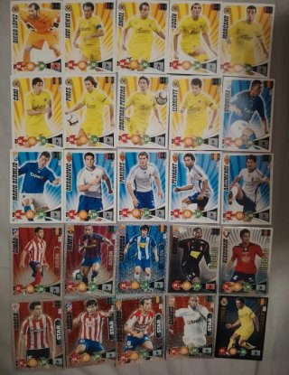 Lote cartas fútbol 2009-2010
