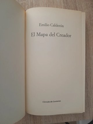 Libro El mapa del creador de Emilio Calderón. Círc