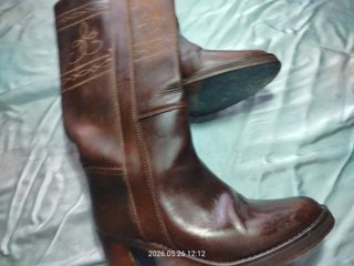 Botas Camperas Piel Marrón Talla 38