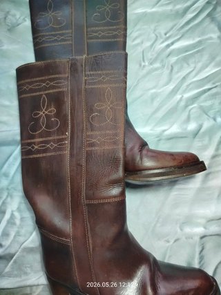 Botas Camperas Piel Marrón Talla 38