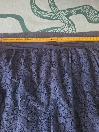 Falda encaje azul Stradivarius Talla M