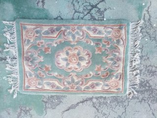 Alfombra pequeña floral 2 alfombras d 63 x 90 cm