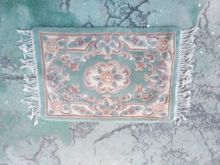 Alfombra pequeña floral 2 alfombras d 63 x 90 cm
