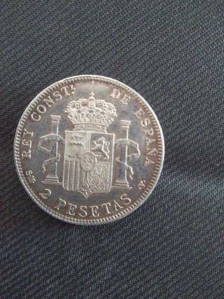 Moneda Plata Alfonso XIII 1905