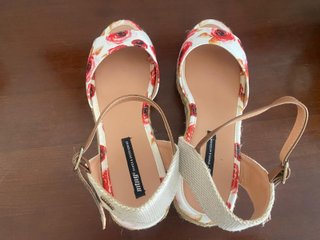 Sandalias cuña esparto Mustang Talla 38