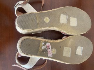 Sandalias cuña esparto Mustang Talla 38
