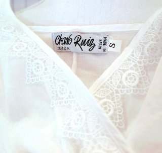 Blusa/Vestido Charo Ruiz Blanco