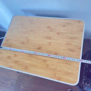 Mesa plegable camping tela y madera
