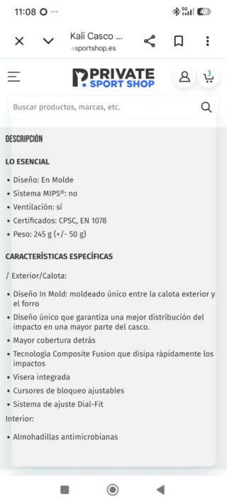 Casco rosa infantil