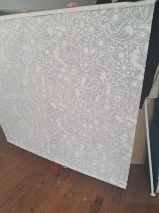 Estor enrollable blanco