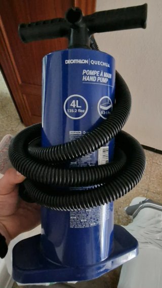 Inflador manual Decathlon Quechua 4L