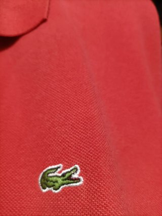 Polo Lacoste Talla L Rojo