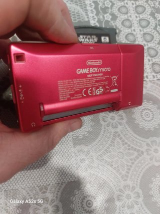 Nintendo Game Boy Micro Rosa + Star Wars