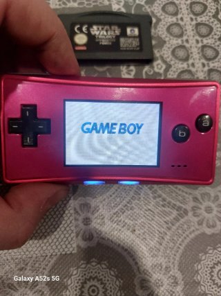 Nintendo Game Boy Micro Rosa + Star Wars