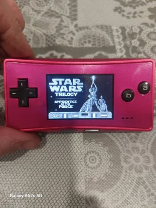 Nintendo Game Boy Micro Rosa + Star Wars