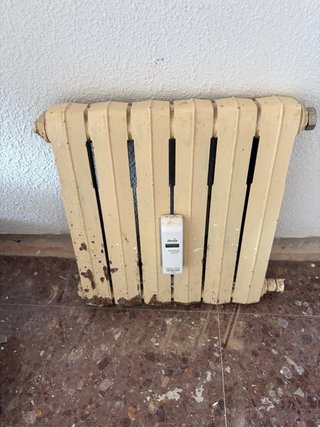 Radiador hierro fundido 6 elementos beige