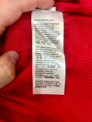 Maglioncino Tommy Hilfiger rosso