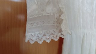 Vestido romántico blanco encaje