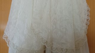 Vestido romántico blanco encaje