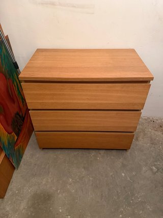 Cómoda de madera Ikea 3 cajones