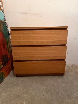 Cómoda de madera Ikea 3 cajones