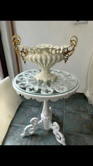 HOY. PRECIOSA !!!MESA 65€ CON CRISTAL.