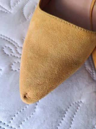 Zapatos de tacón Promod mostaza talla 40