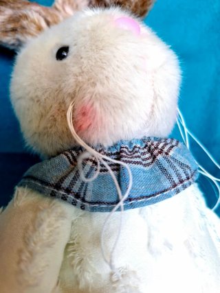 Coniglietta fermaporta shabby chic