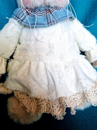 Coniglietta fermaporta shabby chic