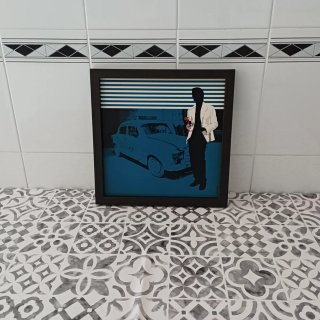 Colección de 4 cuadros decorativos de 32,5x32,5