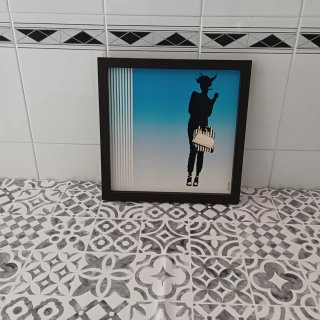 Colección de 4 cuadros decorativos de 32,5x32,5