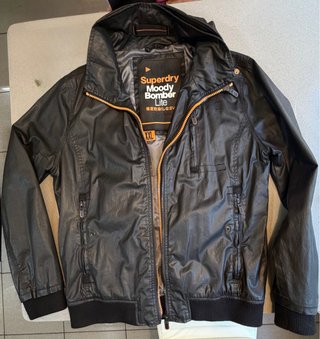 Chaqueta Bomber Superdry Negra Talla XXL