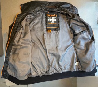Chaqueta Bomber Superdry Negra Talla XXL