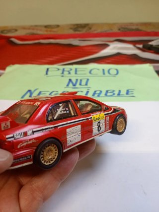 Scalextric Mitsubishi Lancer Evo VII Rally LEER