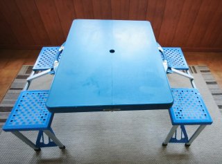 Mesa Picnic Plegable Maleta Aluminio