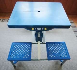 Mesa Picnic Plegable Maleta Aluminio