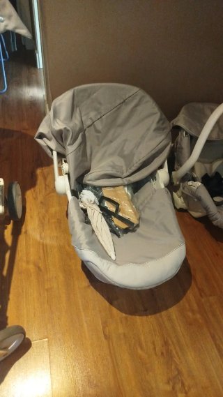 Carrito de bebé 3 piezas