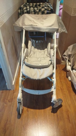 Carrito de bebé 3 piezas