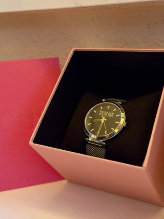 Tous Reloj s-mesh mirror con esfera azul