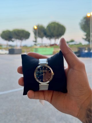 Tous Reloj s-mesh mirror con esfera azul
