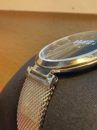 Tous Reloj s-mesh mirror con esfera azul