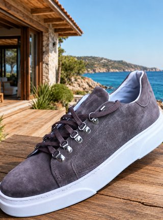 Scarpe uomo grigie City Italia 44