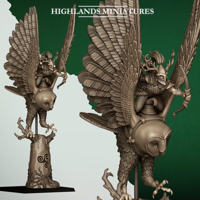 Jinetes de Lechuza Elfos Silvanos - Highlands