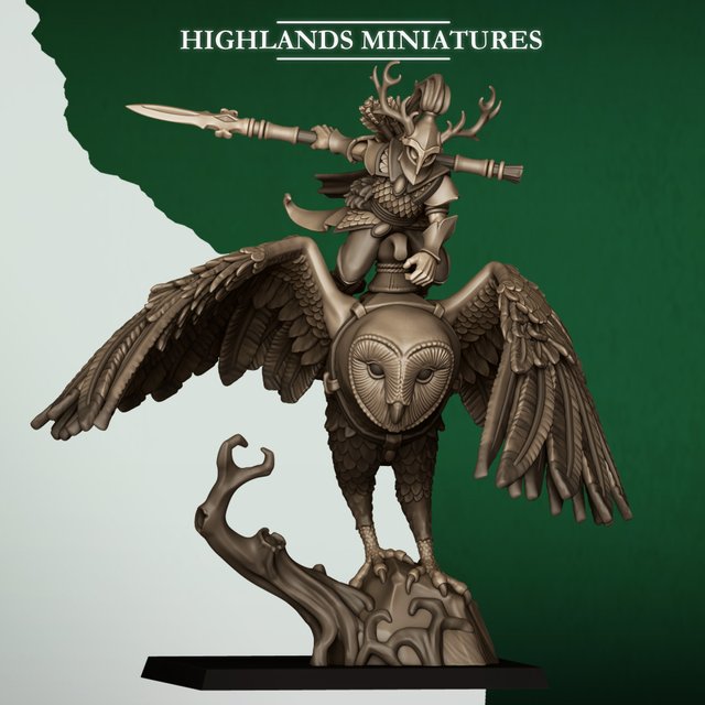 Jinetes de Lechuza Elfos Silvanos - Highlands