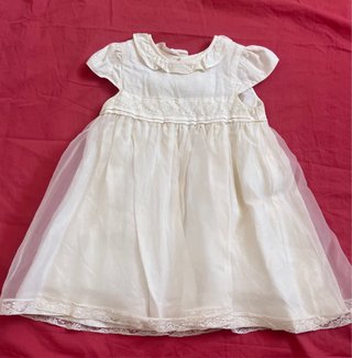 2 vestidos de fiesta niña blanco