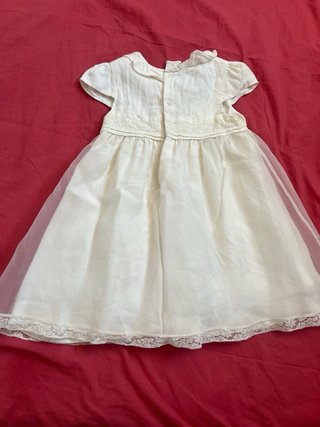 2 vestidos de fiesta niña blanco