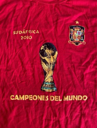 Camiseta España Campeones Mundo Sudáfrica 2010