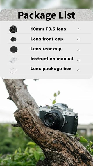 Objetivo gran angular 7Artisans 10mm Nikon Z NUEVO