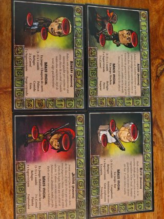 Tarjetas de personaje After the Virus